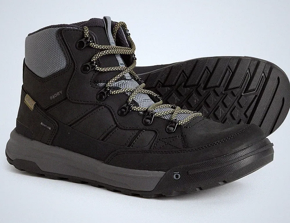 10 M OBOZ BURKE Mid Leather Waterproof Hiking Work Casual Boots New with Box