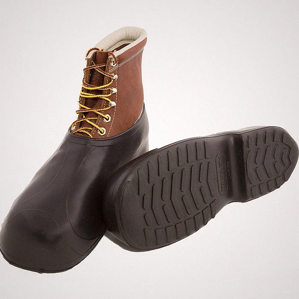 1300 Black PVC Rubber Waterproof Over Work Boots Shoes Rain Snow Galoshes SM-3XL