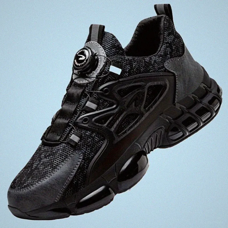 2026 Men Steel Toe Safety Shoes Lightweight Sneakers Shoes Work Boots