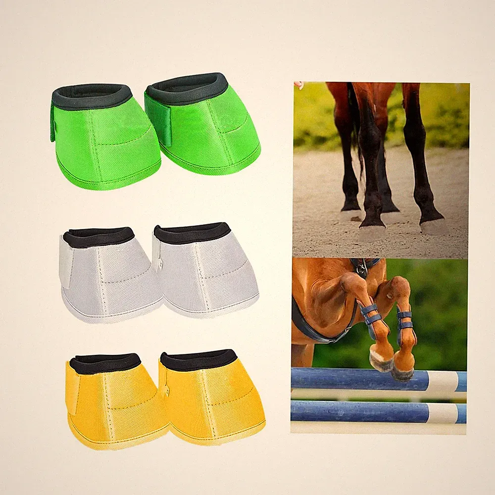 2Pcs Horse Bell Boots Horse Care Boot Wear Resistant Shock Resistant