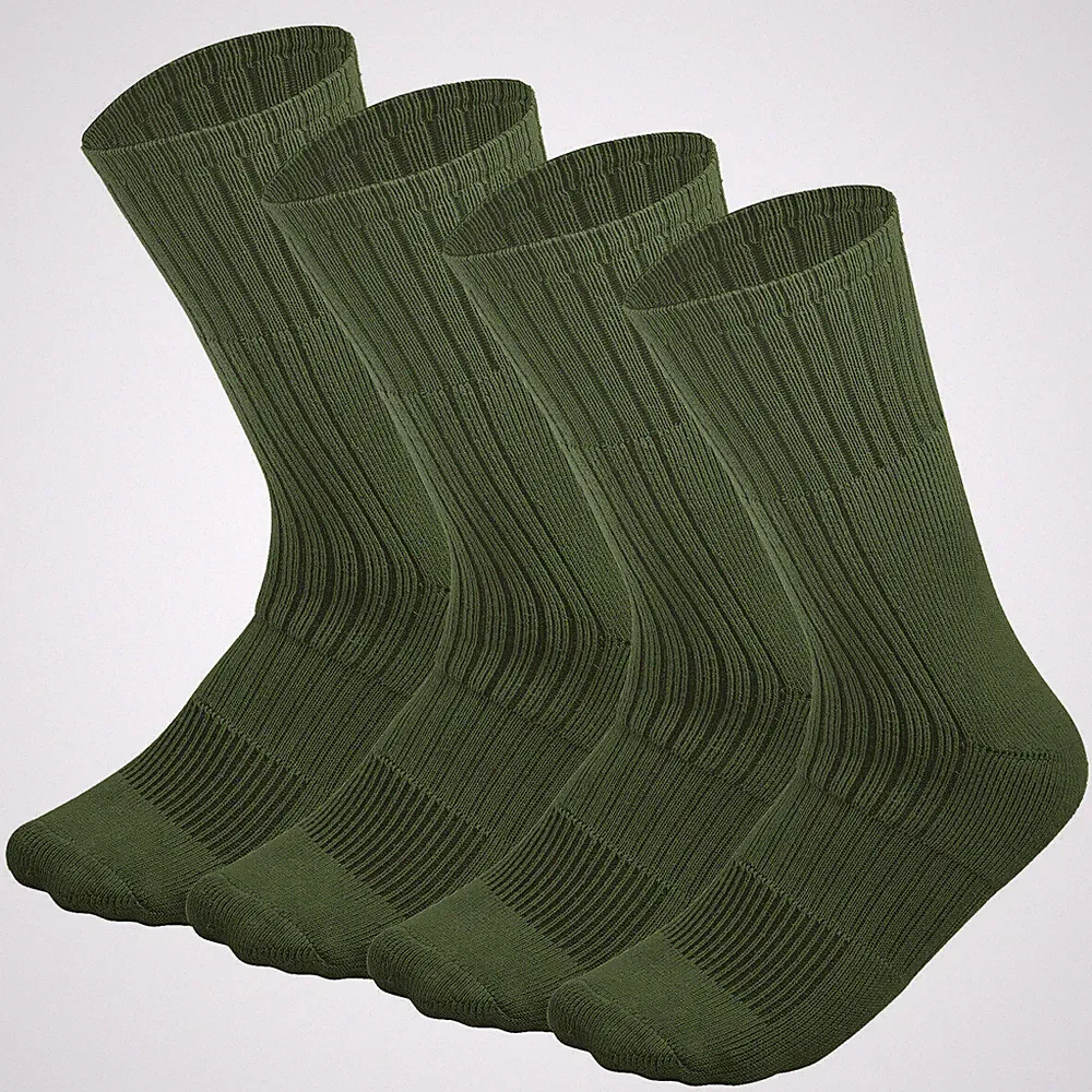4 PK Military Boot Socks Combat Tactical Trekking Hiking Out Door Activities