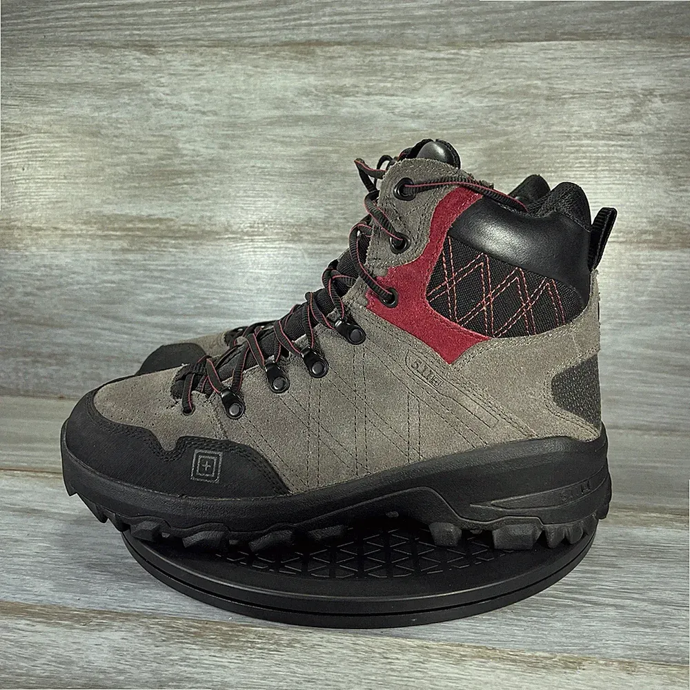 5.11 Tactical Men’s Cable Hiker Multi-Terrain Storm Gray Hiking Boots Size 12