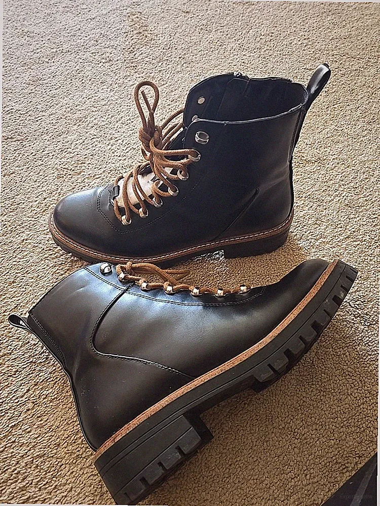 A New Day Women's Leighton Hiking Boots Memory Foam Insole A New Day Size 10