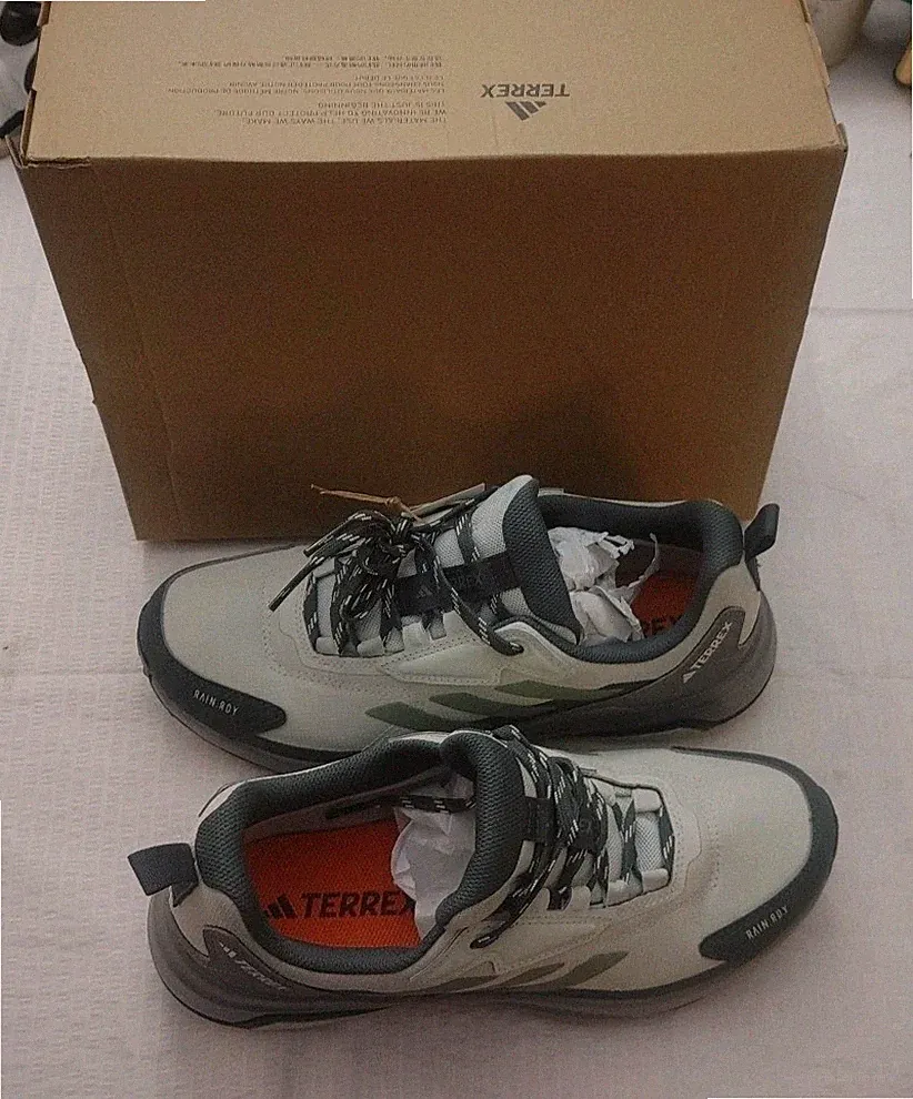 Adidas 9.0 Terrex Rain.Rdy Hiking Shoes ji1320 Linen Green/Silver Green/Lgn Ivr