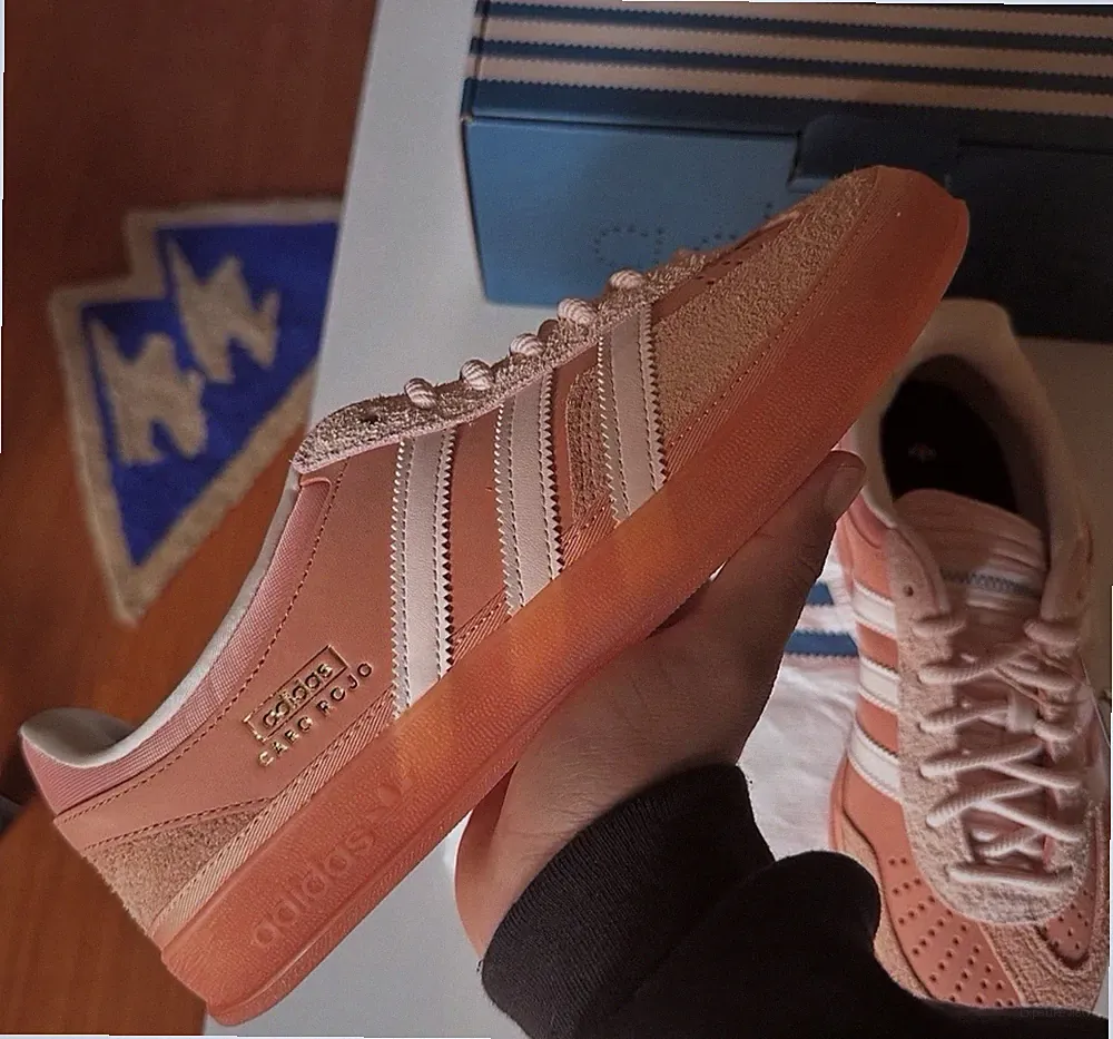 adidas Cabo Rojo Pink White Men's Low Top Athletic Sneakers Lace Up 2023