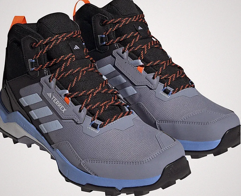 Adidas Terrex AX4 GTX Waterproof Men's Hiking Shoes Size 9.5 Purple/Blue
