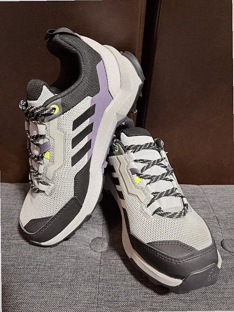 adidas Terrex women’s Hiking Shoes Gray/Black/Purple US 5.5 Medium MPN AIF487
