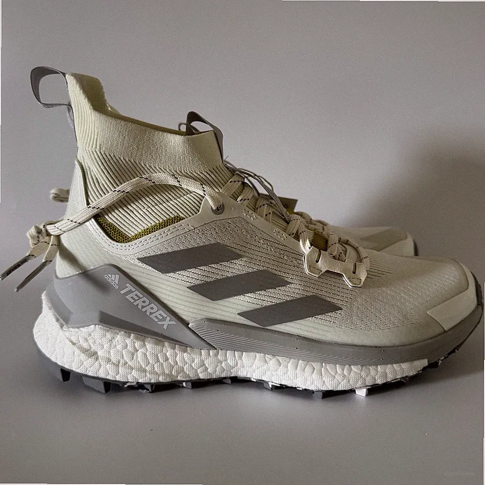 adidas Womens 9.5 and wander x TERREX FREE HIKER 2 Off White Linen Shoes GY9847