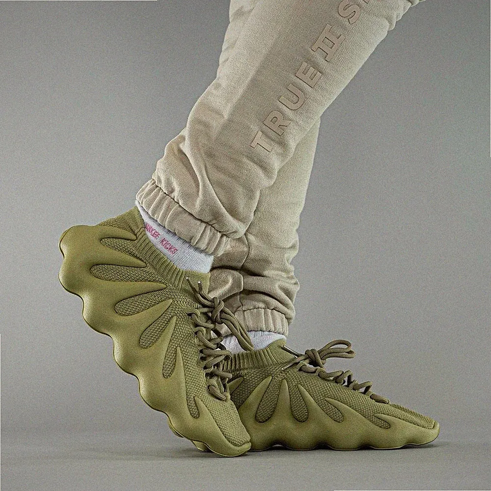 Adidas Yeezy 450 Resin Men’s Sneaker Running Shoe Olive Green Trainers YZY #110