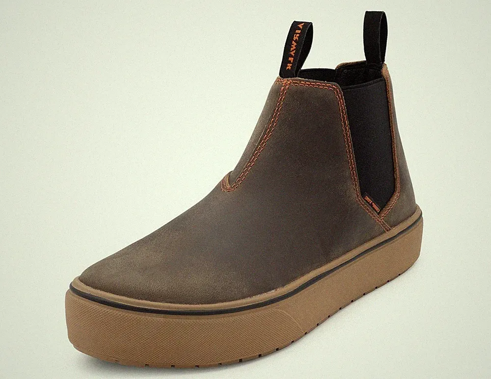 Airwalk Work Boot Mens Venice Chelsea CT EH Buffalo Crazy Horse AW7100