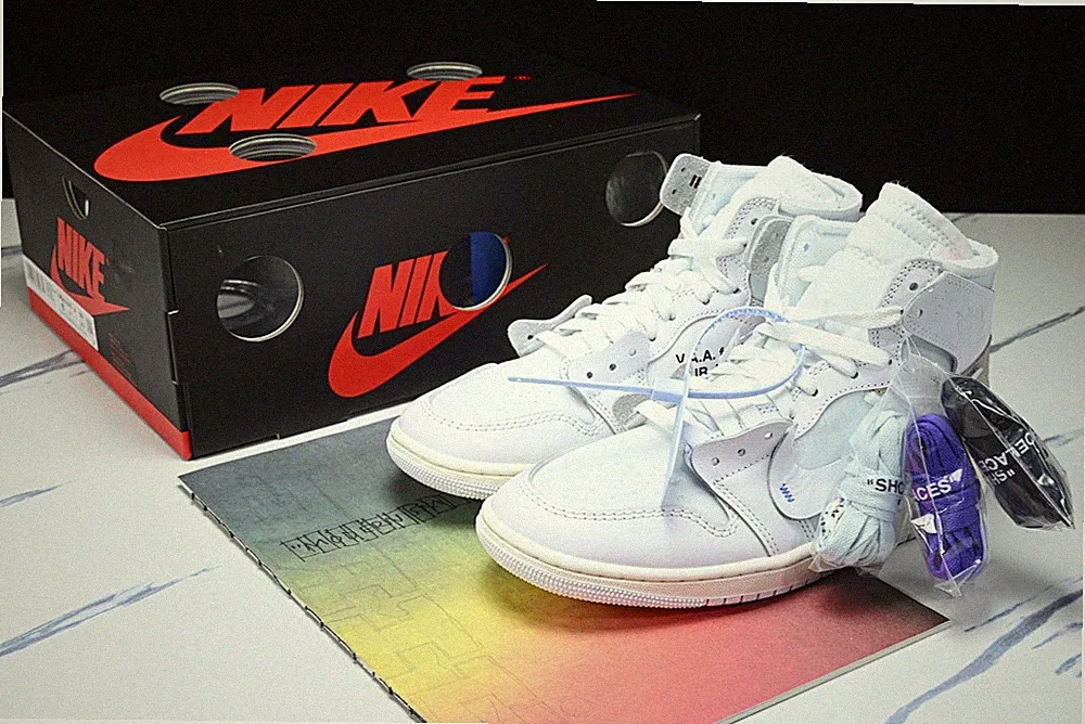AJ 1 Retro High Virgil Abloh Archive Alaska AA3834-100 Men's Size 7-14