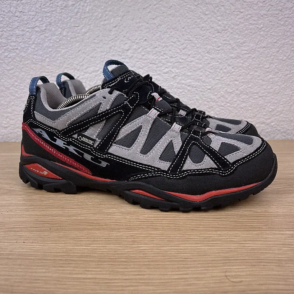 Aku Arriba II Goretex GTX Gray Red Waterproof Hiking Shoes Men’s Sz 8