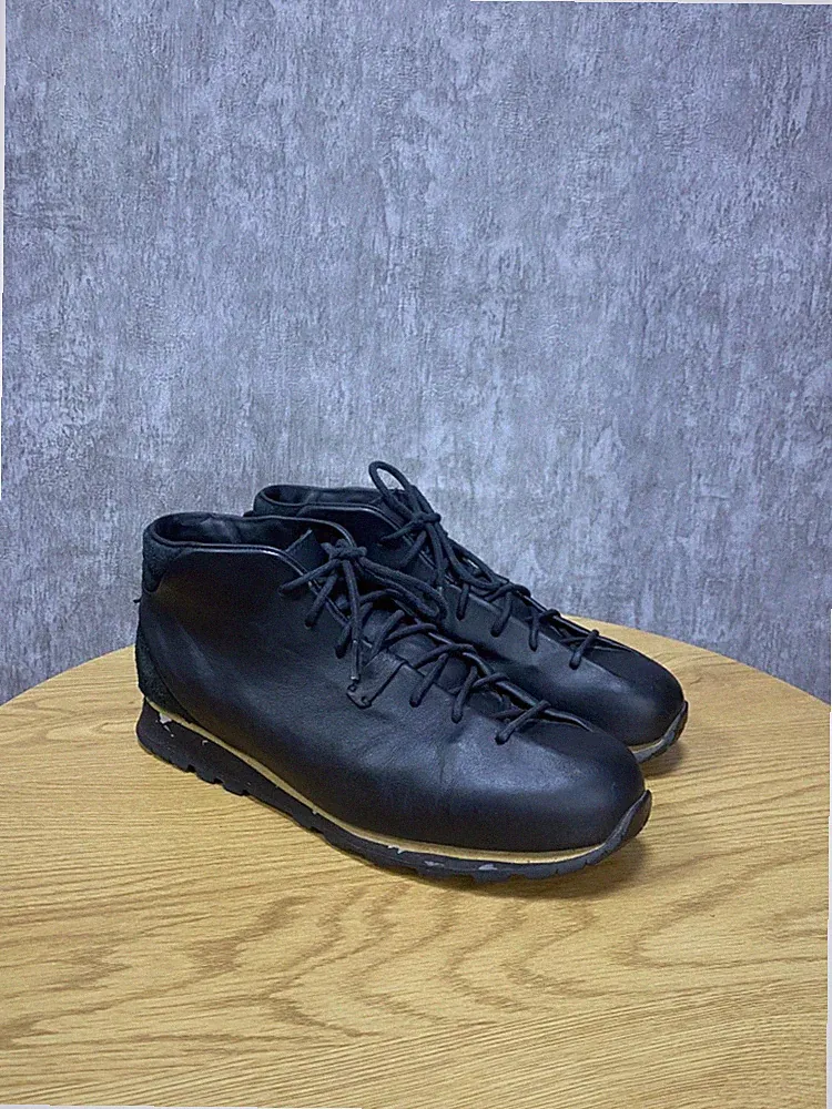 AKU Men’s Black Leather Hiking Boots Made in Romania US 9.5 Trekking Outdoor