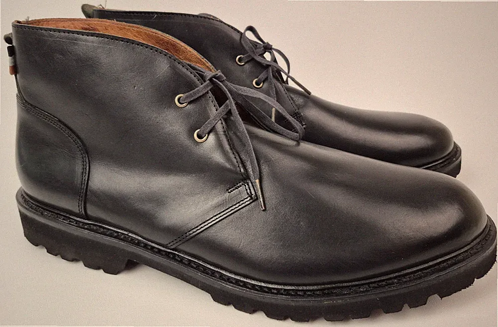 Allen Edmonds Men's Black Caden Lug Sole Chukka Boots Size 15 D 9495