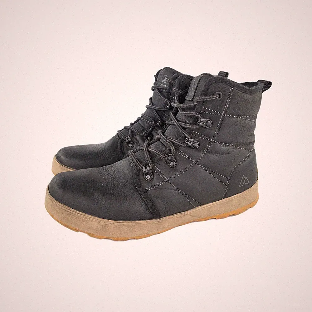 Alpine Design Kamik Men's Ezra Lace Up Boots US 8 Black Vibram Ankle Boot