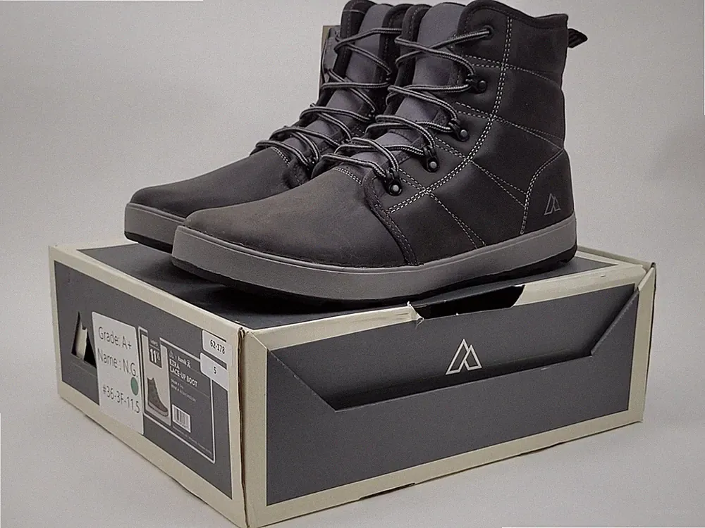 Alpine Design X Kamik Men’s Ezra Winter Boots Grey lace-up AD23MCW002-GRY