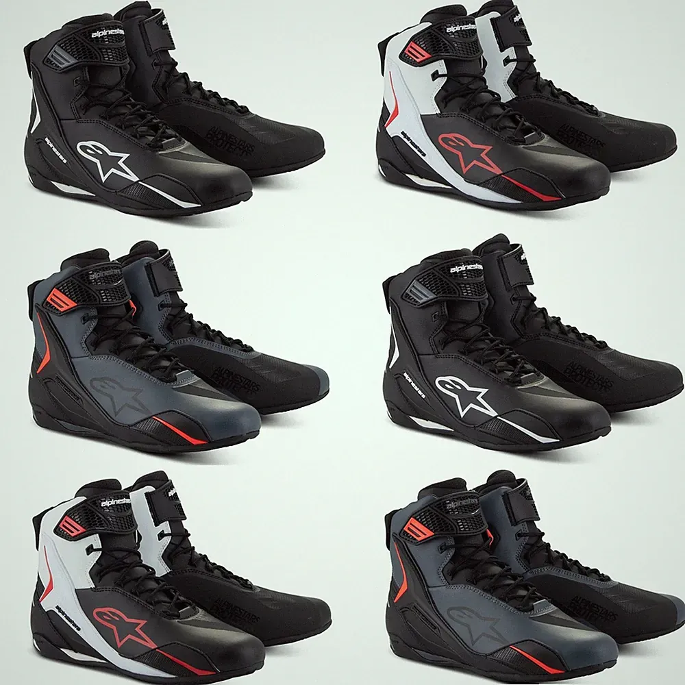 Alpinestars Faster 4 Motorcycle Boots Short Ankle Riding Adventure Sports Black
