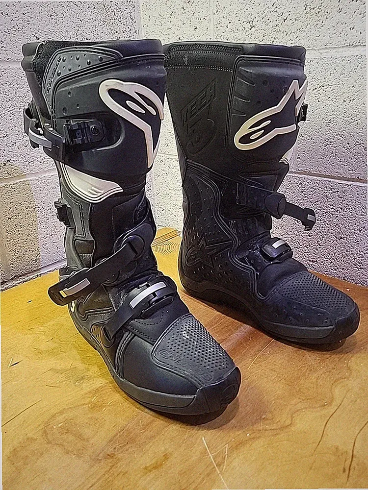 Alpinestars Tech 3 Motorcycle Dirt Bike Motocross Riding Boots U.S. Size 12