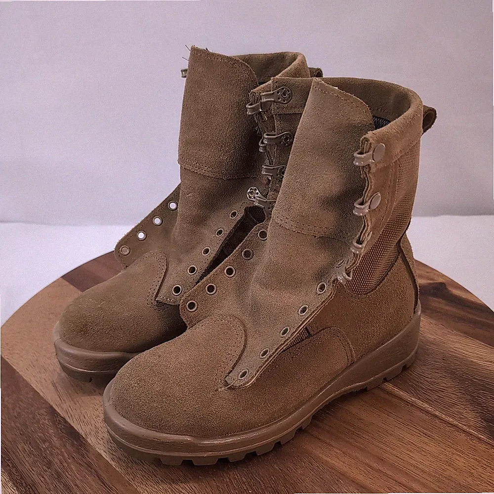 Altama Army Combat Boots Youth 2.5R Tan Hot Weather Military Issue NEW