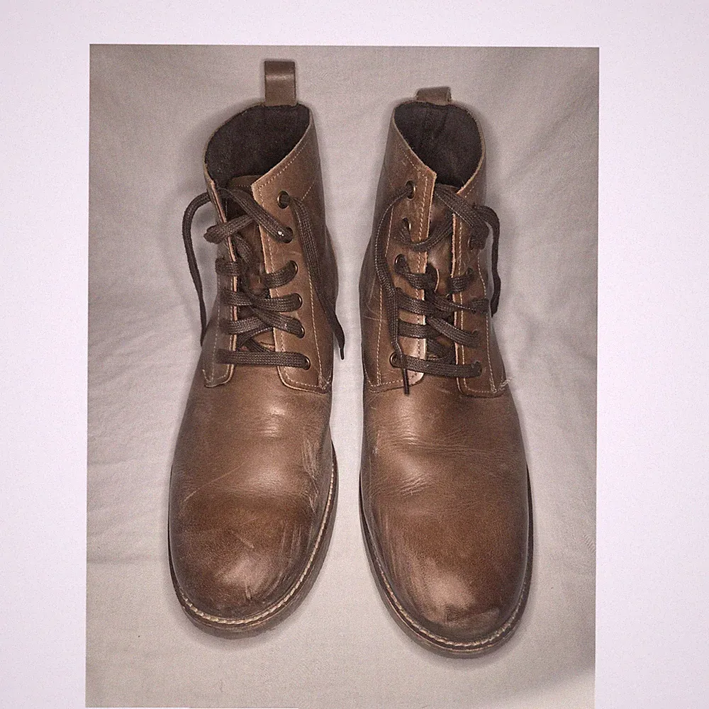 AMERICAN EAGLE Men's Brown Chukka Boots Lace Up Ankle Round Toe Size 11