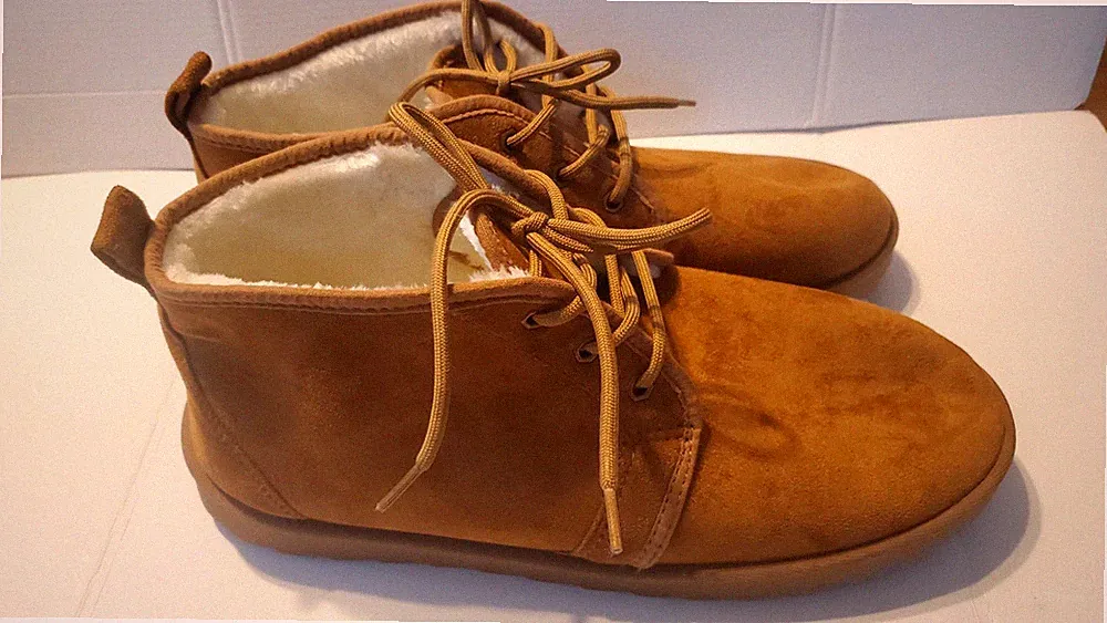 American Exchange Insulated Winter/Hiking Boots Brown Suede Men Size 13 New