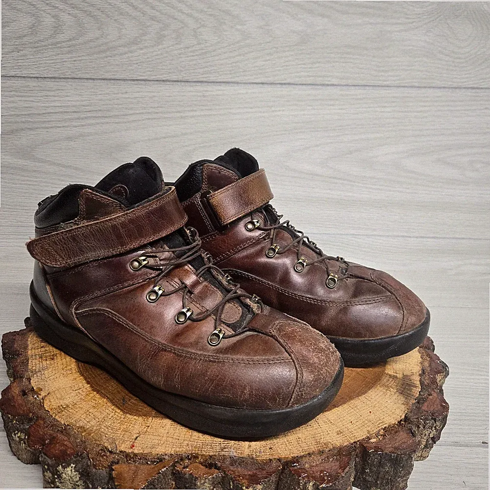 APEX ARIYA A4100M Casual Hiking Boot Outdoor Leather Orthopedic Mens 10.5 X-Wide