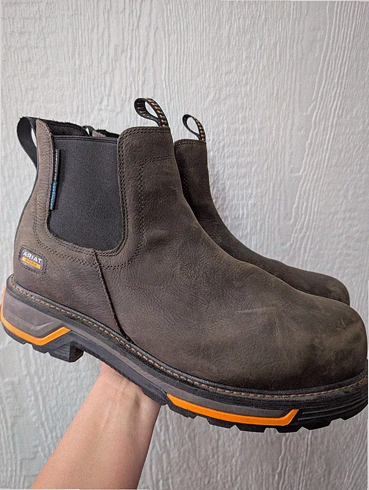 ARIAT Big Rig Chelsea Waterproof Composite Toe Leather Work Boots 16 EEEE
