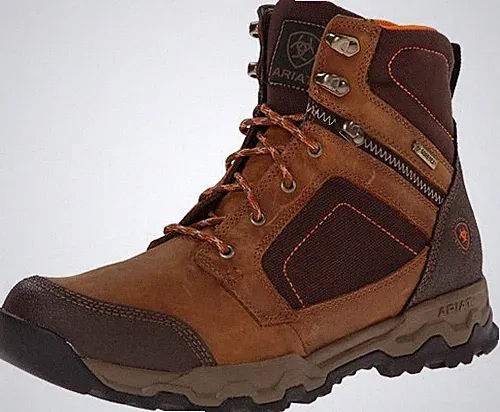 Ariat Grand Junction GTX Waterproof 6" Lace-Up Hiking Boots, Frontier Brown
