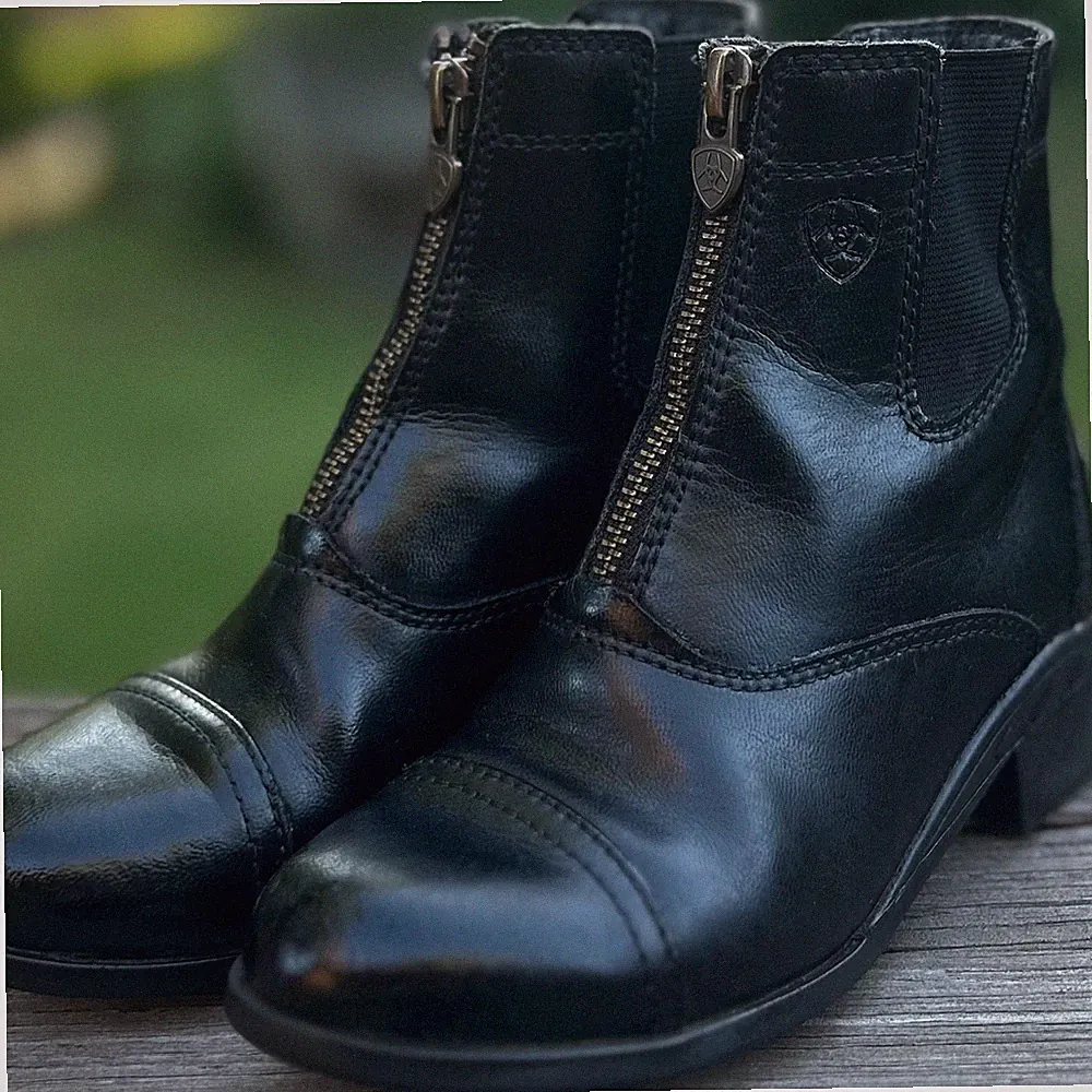 Ariat Paddock Boots Heritage IV 12 Black Equestrian Riding Show Gear