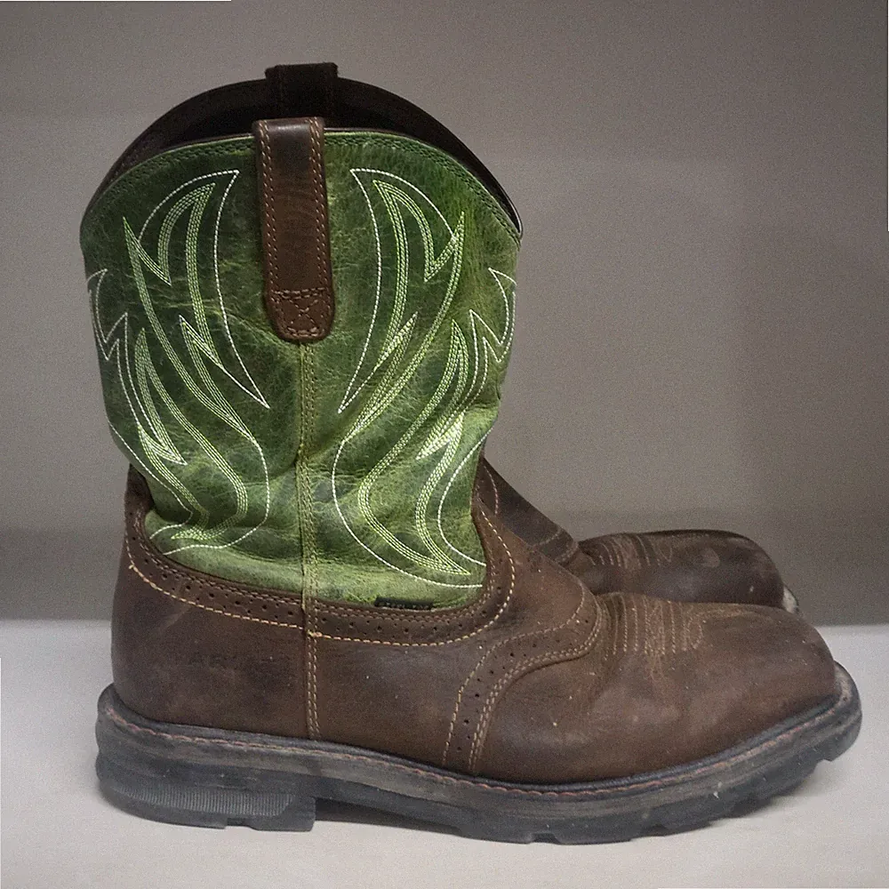Ariat Sierra Shock Shield Steel Toe Boot Brown Mens Size 12D