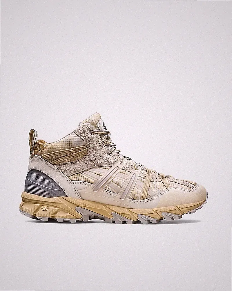 Asics Gel-Sonoma 15-50 MT Hiking Boots SZ 5.5, Women’s Grey Cream White