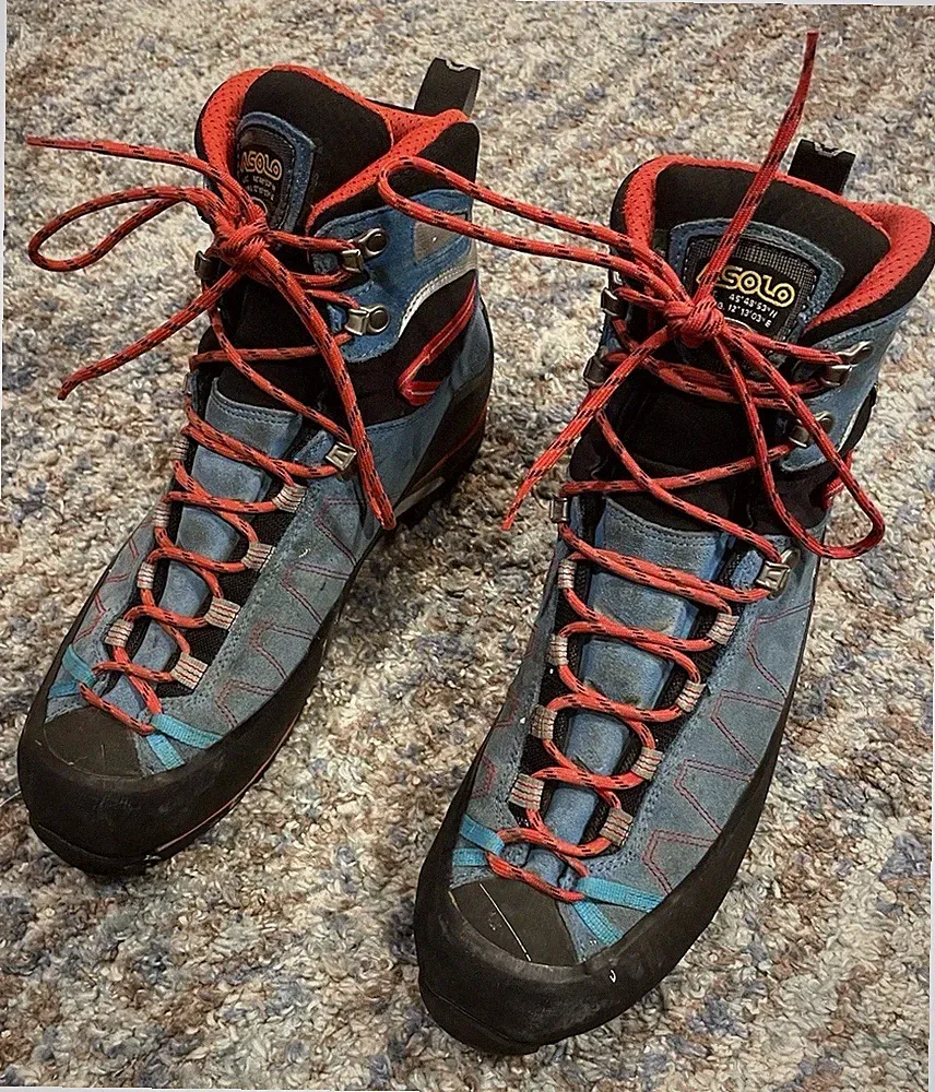 Asolo Elbrus Men's Hiking Boots Blue/Silver US 11
