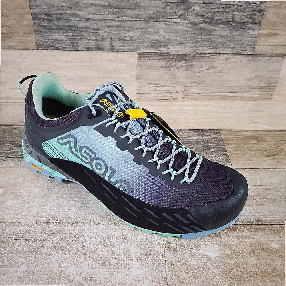 Asolo Eldo Gv ML Womens Approach Shoes Sz 7.5 Brook Green Blue Mist Hiking Boots