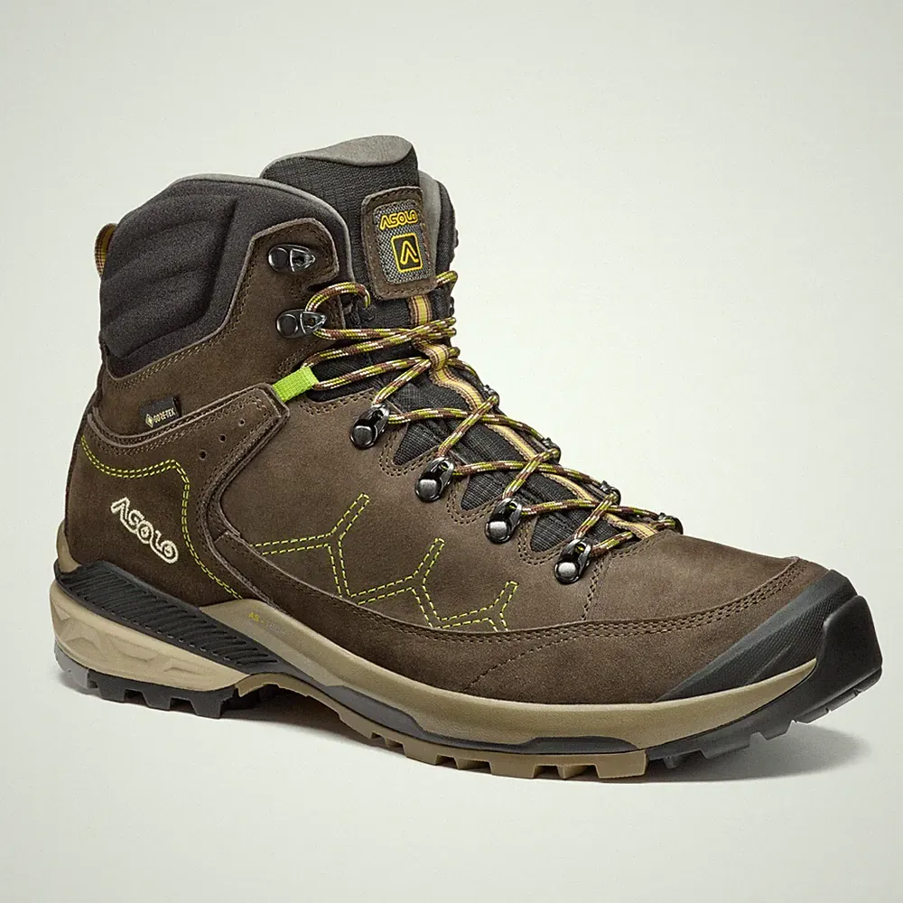 Asolo Falcon EVO Nubuk Men Hiking Shoes for Men Leather Lining Dark Brown