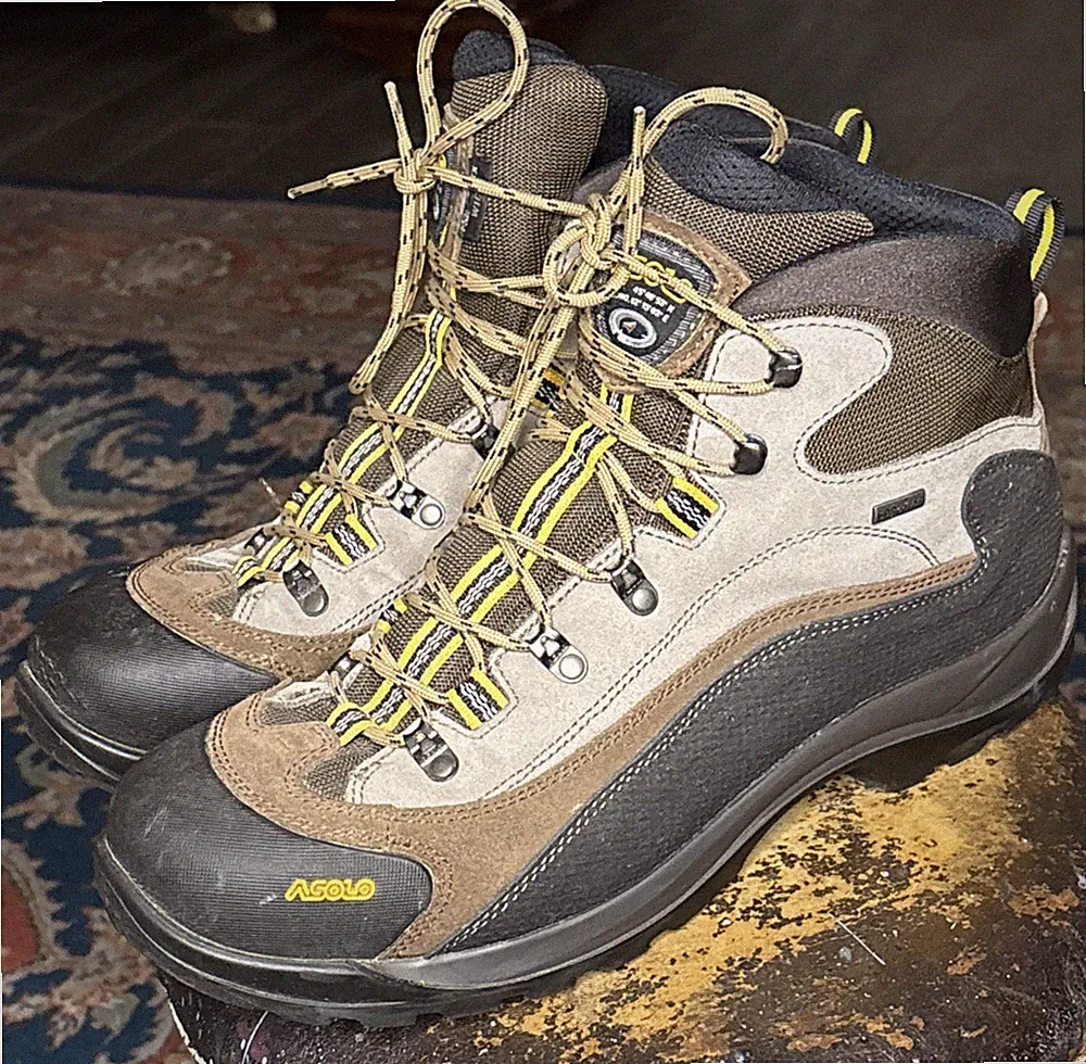 Asolo FSN 95 GTX Gore-Tex Trail Hiking Boots Brown Black Shoes Men’s 13 Wide