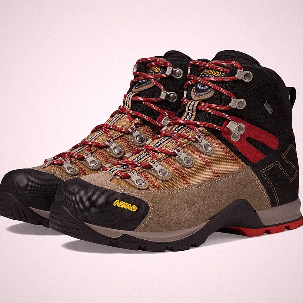 Asolo Men's Fugitive GTX Comfortable Regular Hiking Boots, Wool/Black, Sizes