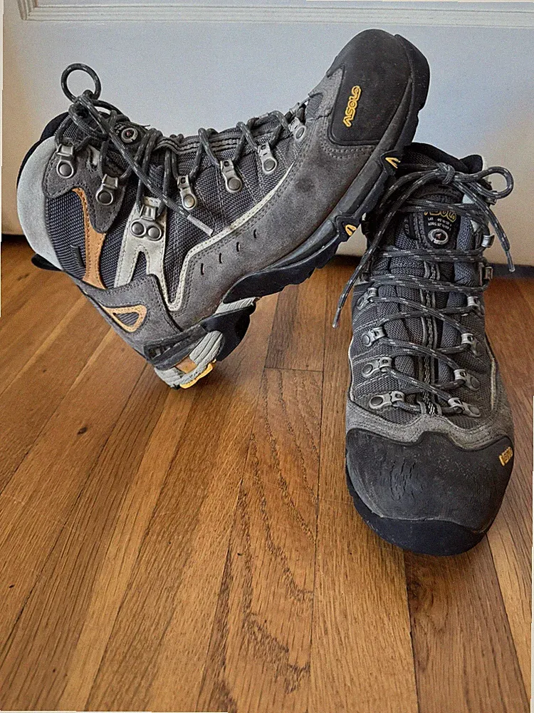 Asolo Men’s Gore-Tex Hiking Boots Waterproof Backpacking Gray Size 10.5