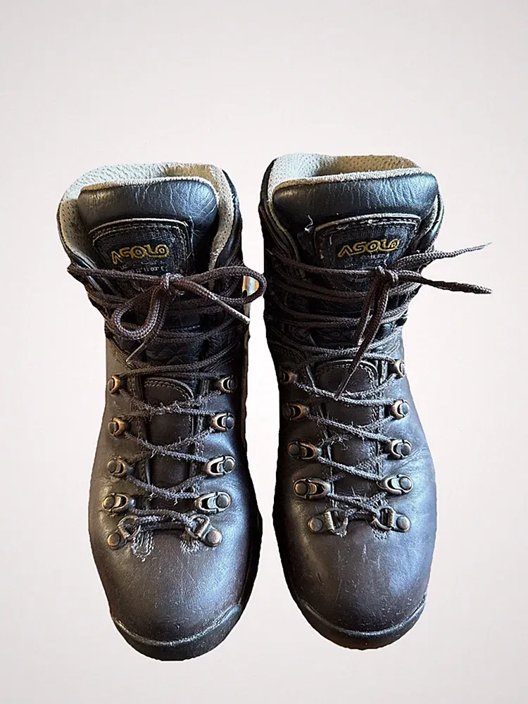 Asolo Men's TPS 520 GV EVO Backpacking Trail Hiking Boots Brown Leather Sz 7