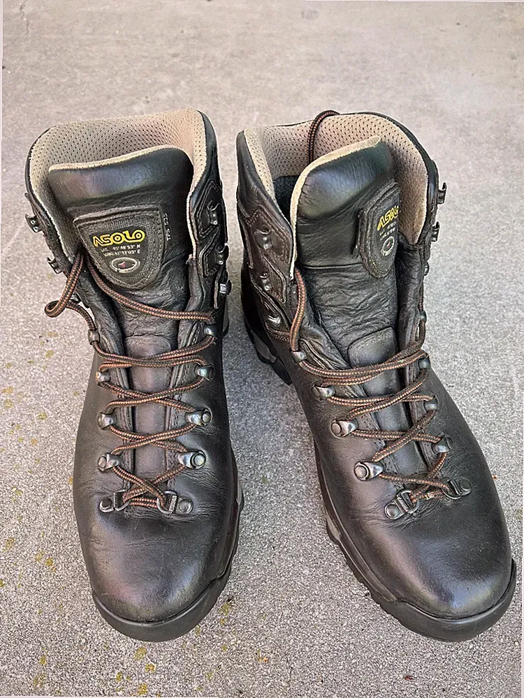 ASOLO TPS 520 GTX Hiking Backpacking Mountaineering Boots Men's Size 11.5