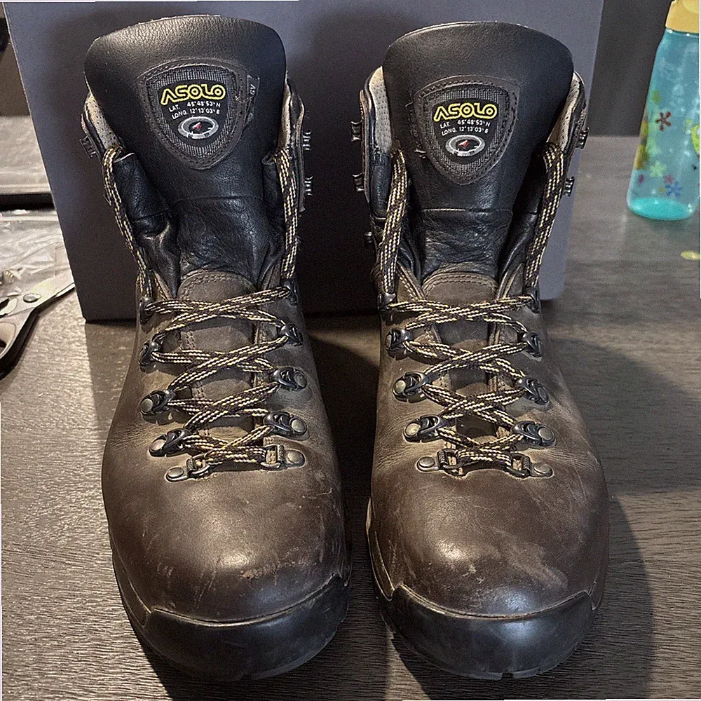 ASOLO TPS 520 GV EVO GTX Hiking Backpacking Outdoor Camping Mens Size 14 Boots