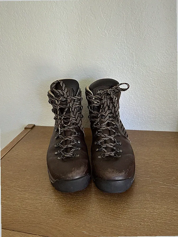 Asolo TPS 520 GV Vibram Backpacking Boot Brown Leather Hiking Boots US 12