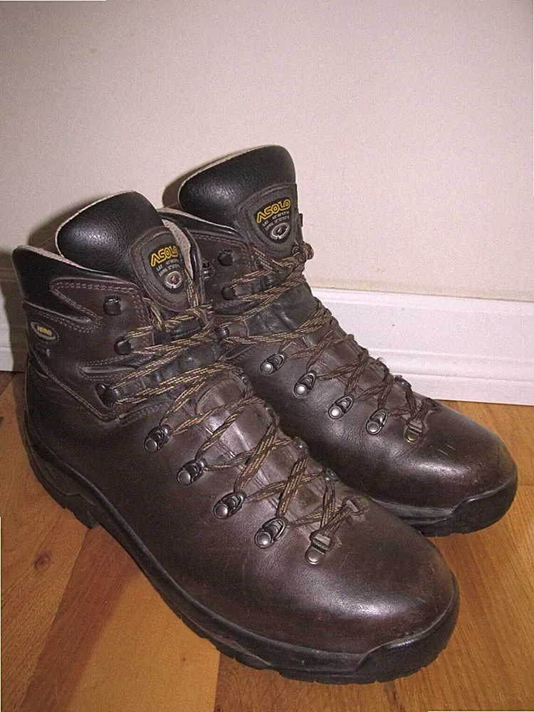 Asolo Vintage Gore-Tex Brown Leather Mountaineering Hiking Boot Men's 15M
