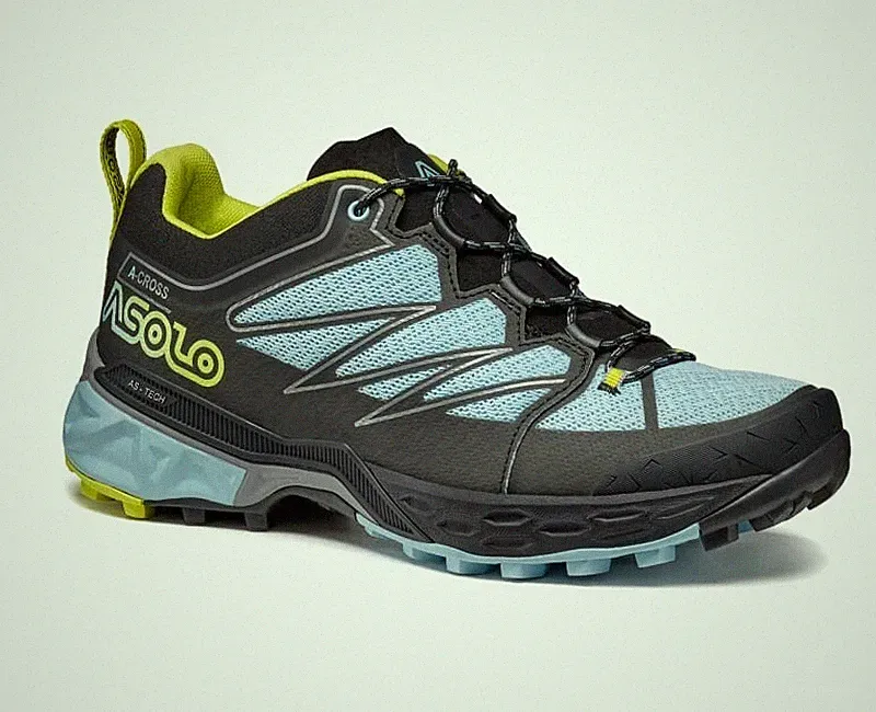Asolo® Women's 9.5 M Softrock ML Hiking Shoes in Black/Celadon/Safety Yellow