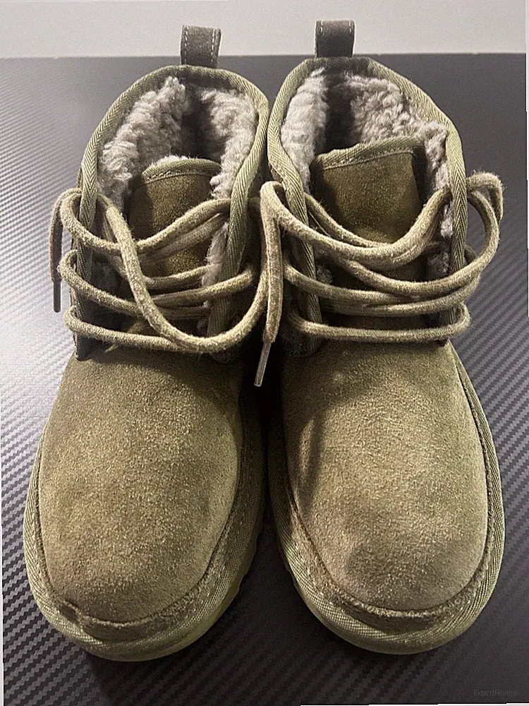 Authentic USED UGG brand Women Neumel B Olive Soft Ankle Boots Shoes Size US 7