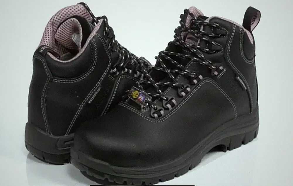 Avenger Lace-up work boots composite toe Size 6.5 Waterproof Slip Resistance Blk