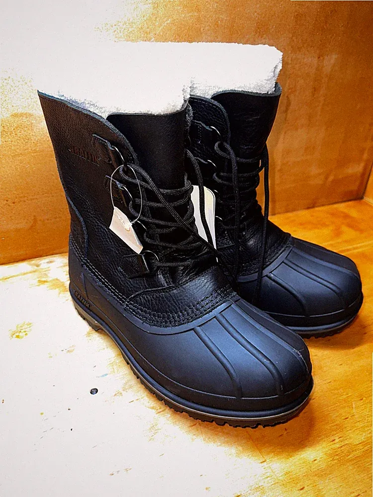 Baffin Canada Boots HTGE-M001-BBI * Size 10 * Black * Men