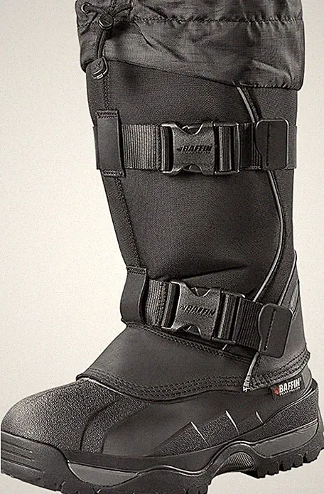 Baffin Men's Impact Mid-calf Boots for Extreme Cold Weather - Black, Size 10