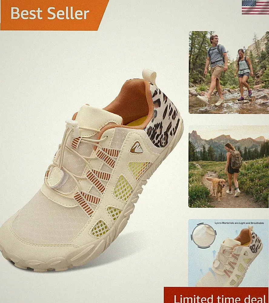 Barefoot Water Shoes Women Mens Aqua Sock Athletic Hiking Water Sports Shoes...