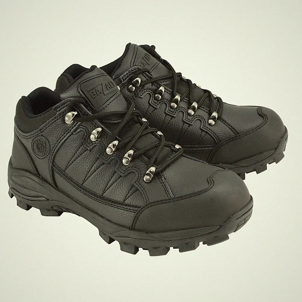 Bazalt MBM9127ST Men's Black Water and Frost Proof Leather Shoe w/ Composite Toe