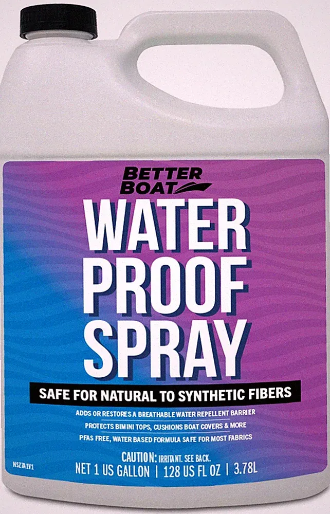 Better Boat Waterproofing Spray for Fabric 1 Gallon, Heavy Duty Water Proof S...